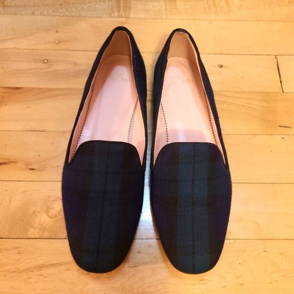 J. Crew Blackwatch Plaid Loafers